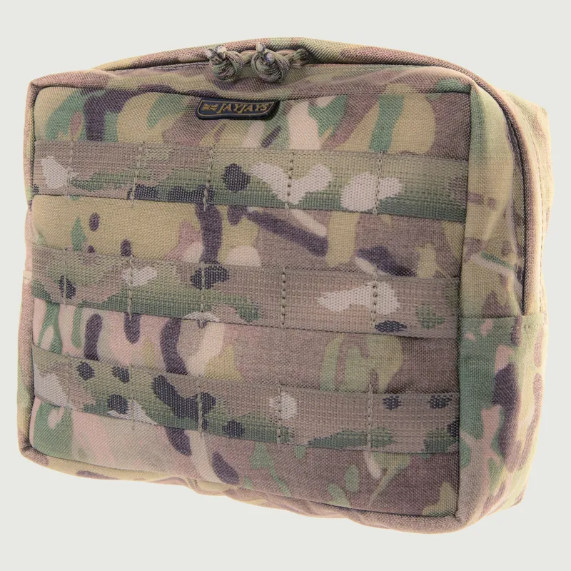 JayJays Molle Zip-Top Pouch 36 - 3 Row 6 Pal - Multicam
