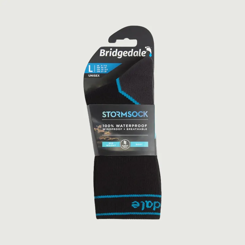 Bridgedale StormSock Midweight Boot - Black-2