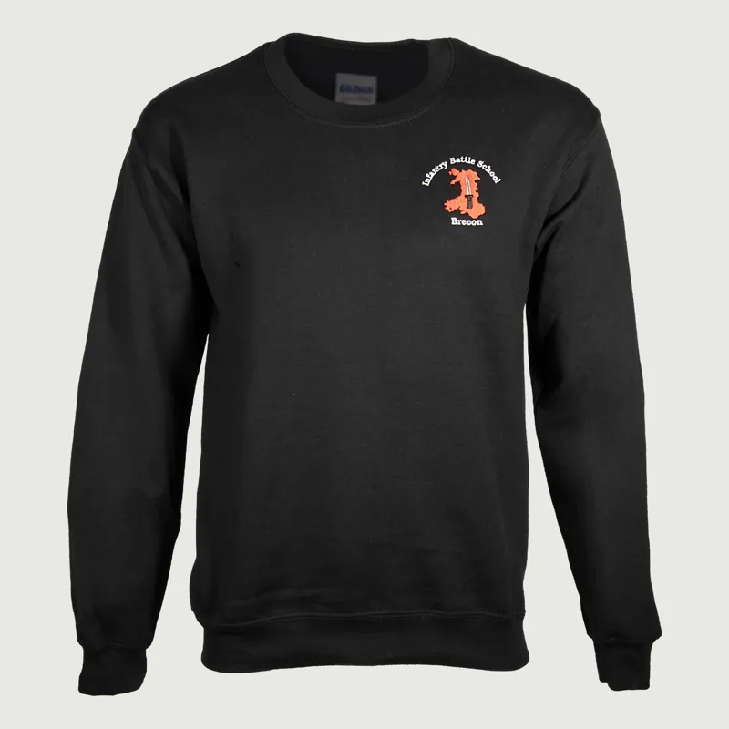 JayJays Embroidered IBS Brecon Sweatshirt - Black