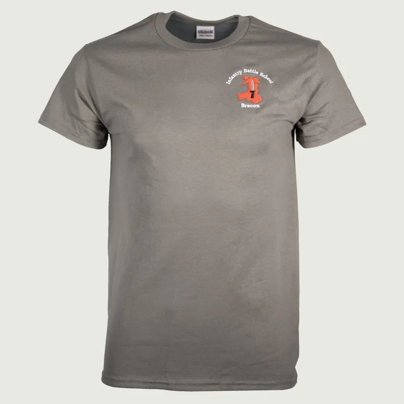 JayJays Embroidered IBS Brecon T Shirt - Grey