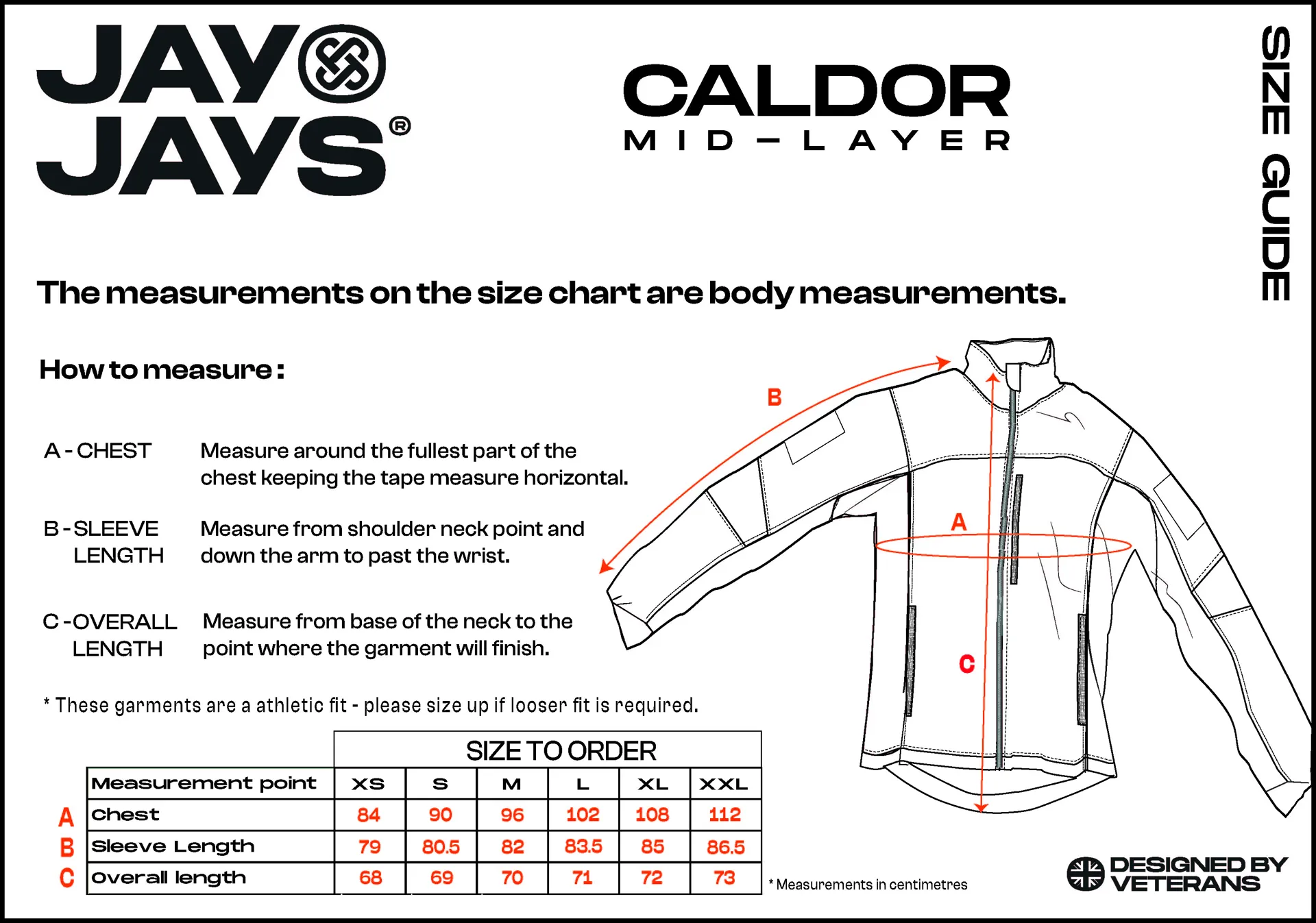 JayJays Caldor insulated mid layer jacket in multicam