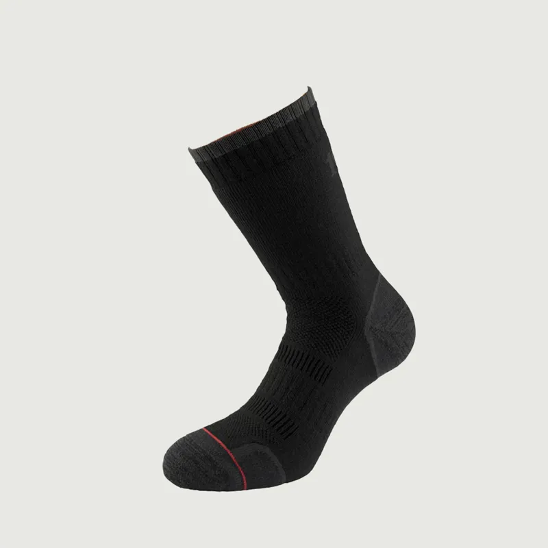 1000 Mile Combat Sock - Twin Pack Green And Charcoal-1