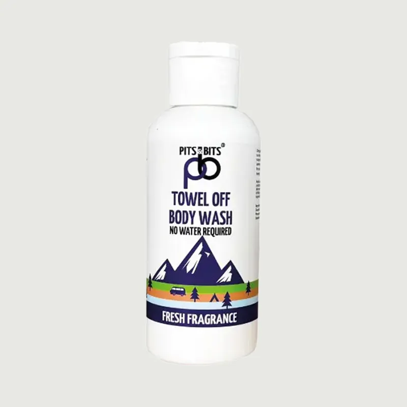 100ml Pits And Bits Towel Off Body Wash - Fresh Fragrance