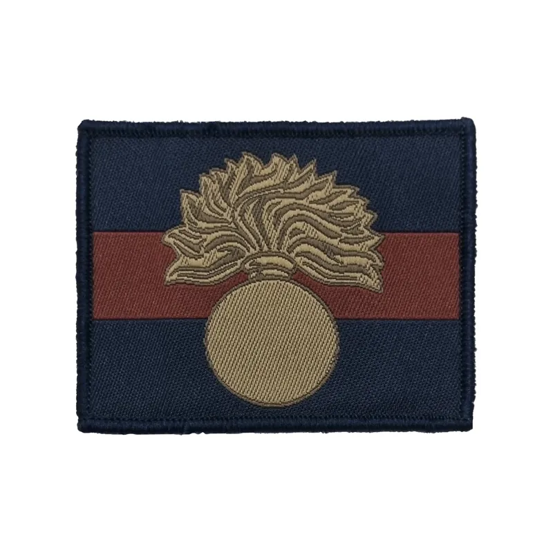 Hook And Loop Morale Patch - Grenadier Guards Cap Badge on TRF