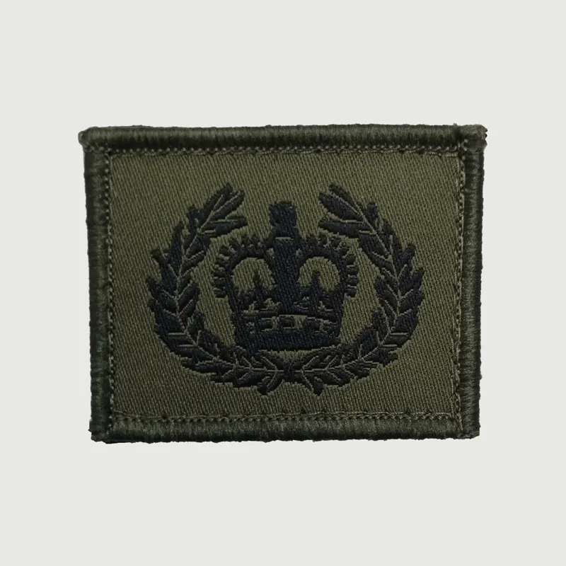 Helmet Patch - Hook And Loop - Company Quarter Master Sergeant - CQMS