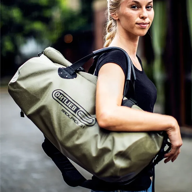 31 Litre Ortlieb Waterproof Rack-Pack Travel Bag - Olive Green-9