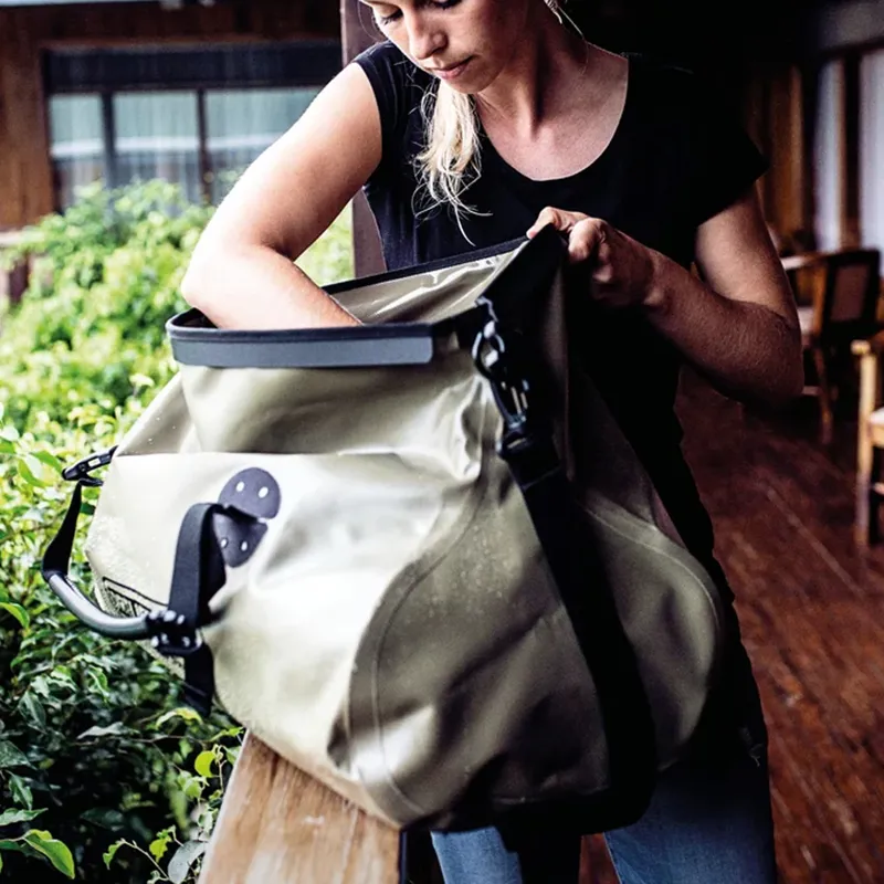 31 Litre Ortlieb Waterproof Rack-Pack Travel Bag - Olive Green-10
