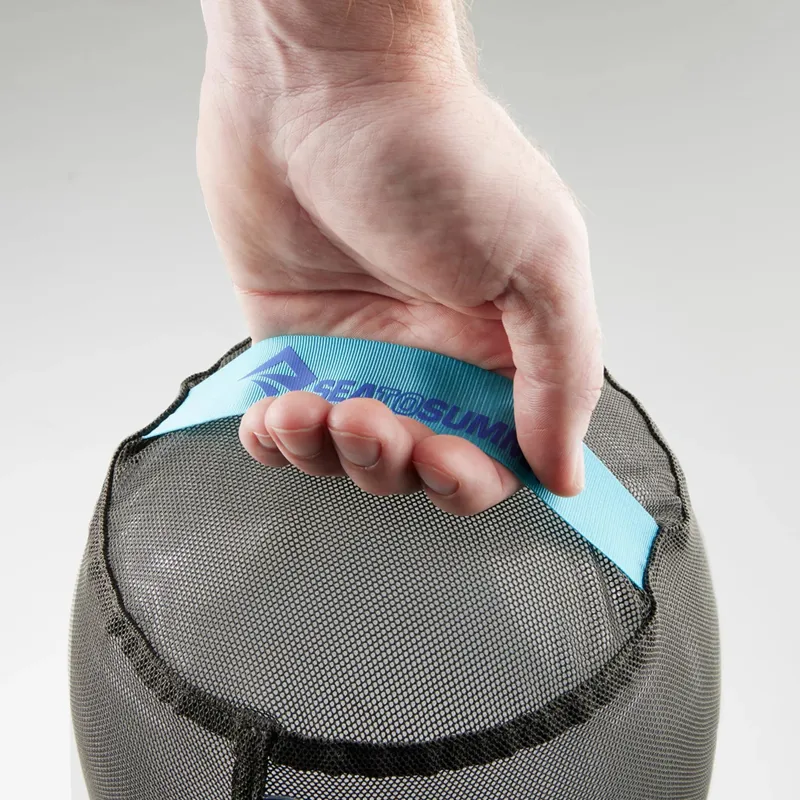 8L Sea To Summit Mesh Stuff Sack - Atoll Blue-3