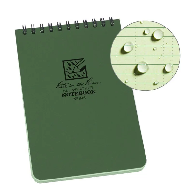946 - Rite in the Rain Top Spiral Notebook - Green
