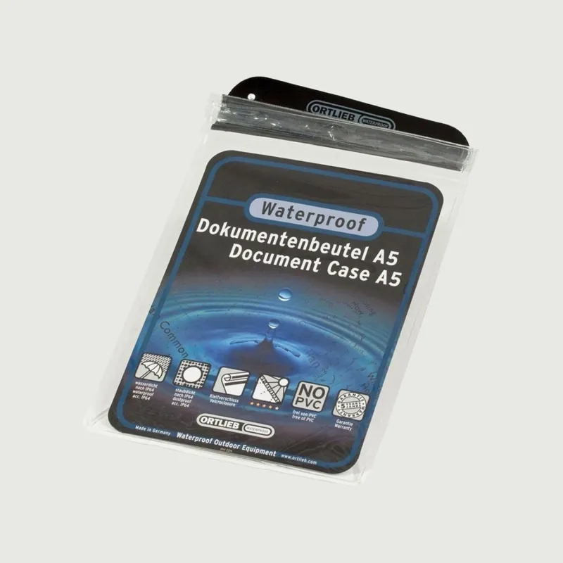 A5 Ortlieb Waterproof Document Case - Clear