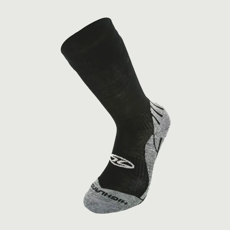 Bamboo Trek Sock - Black