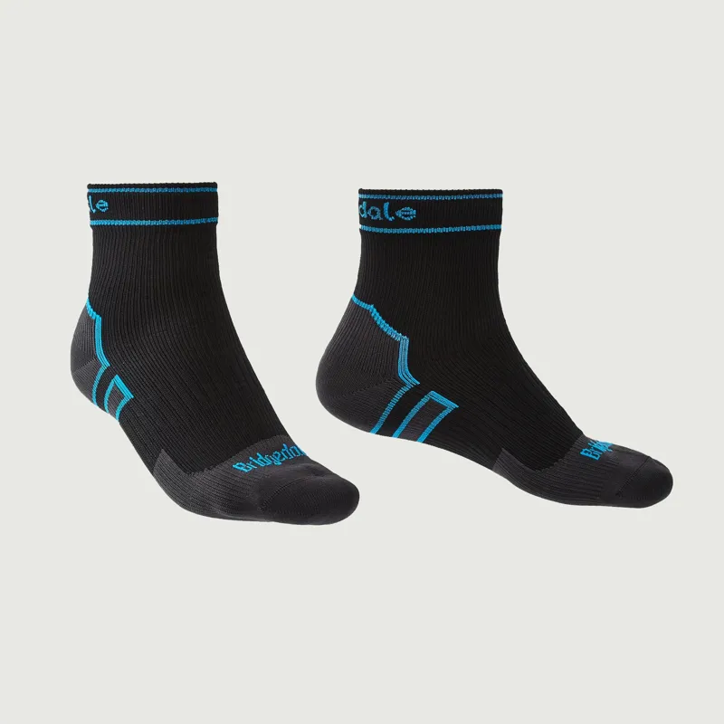 Bridgedale StormSock Waterproof Mid Weight Ankle Sock - Black