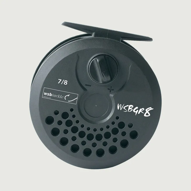 Comms Cord Reel - Fly Fishing Reel - Black-1