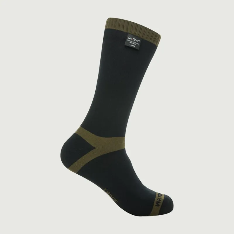 DexShell Waterproof Trekking Socks - Black And Green