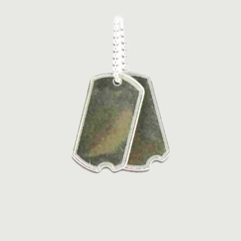 Dog Tags - ID Tags - Metallic Silver