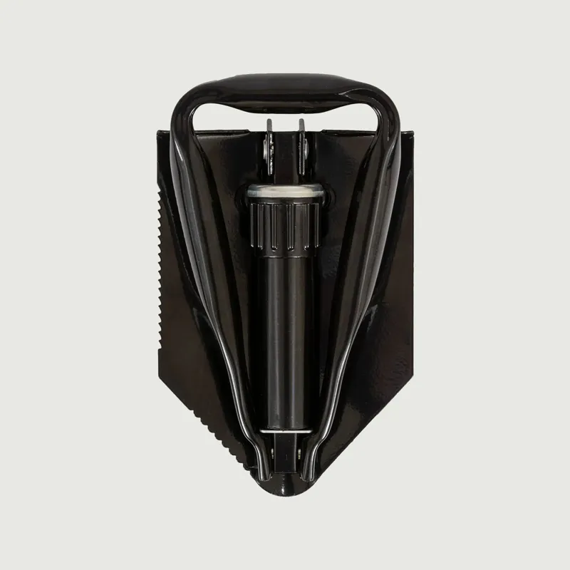 Double Folding Shovel - Black-1