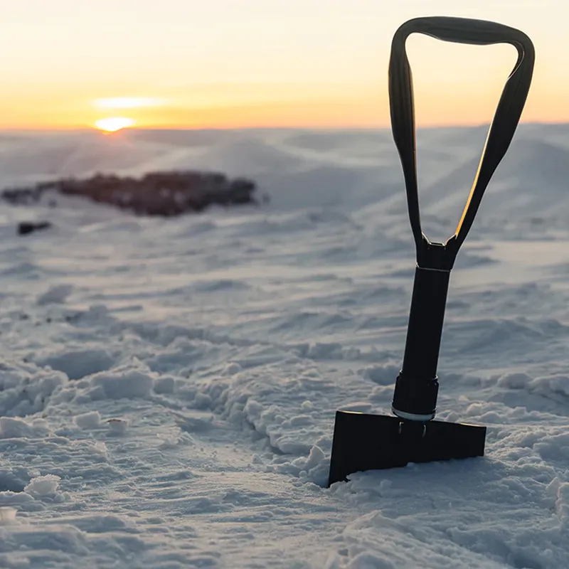 Double Folding Shovel - Black-2