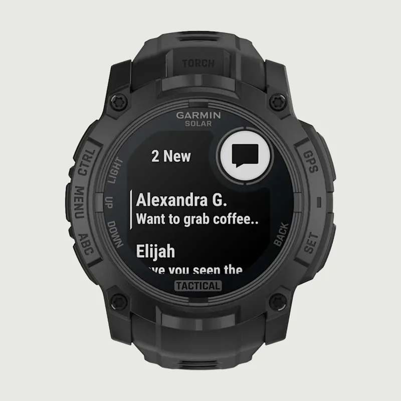 Garmin Instinct 3 Solar Tactical Edition 50mm - Black-12