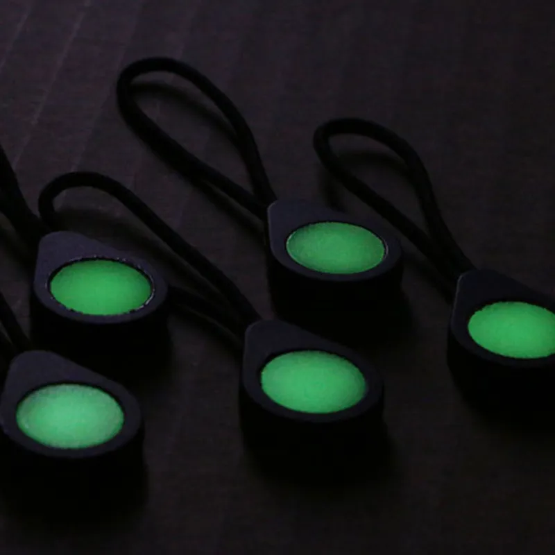 Glo Zip - Ultra bright glow in the dark zipper pulls-3