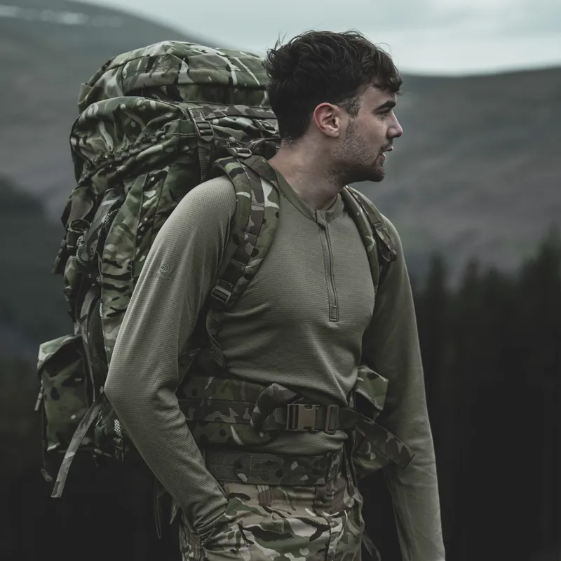 JayJays Balath Long Sleeve Technical Base Layer - Light Olive-11