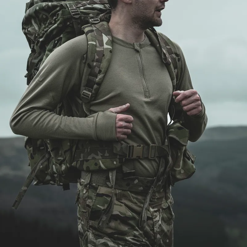 JayJays Balath Long Sleeve Technical Base Layer - Light Olive-8