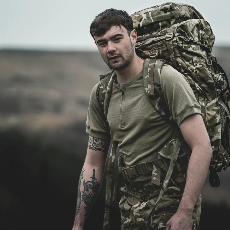 JayJays Balath Short Sleeve Technical Base Layer - Light Olive-7