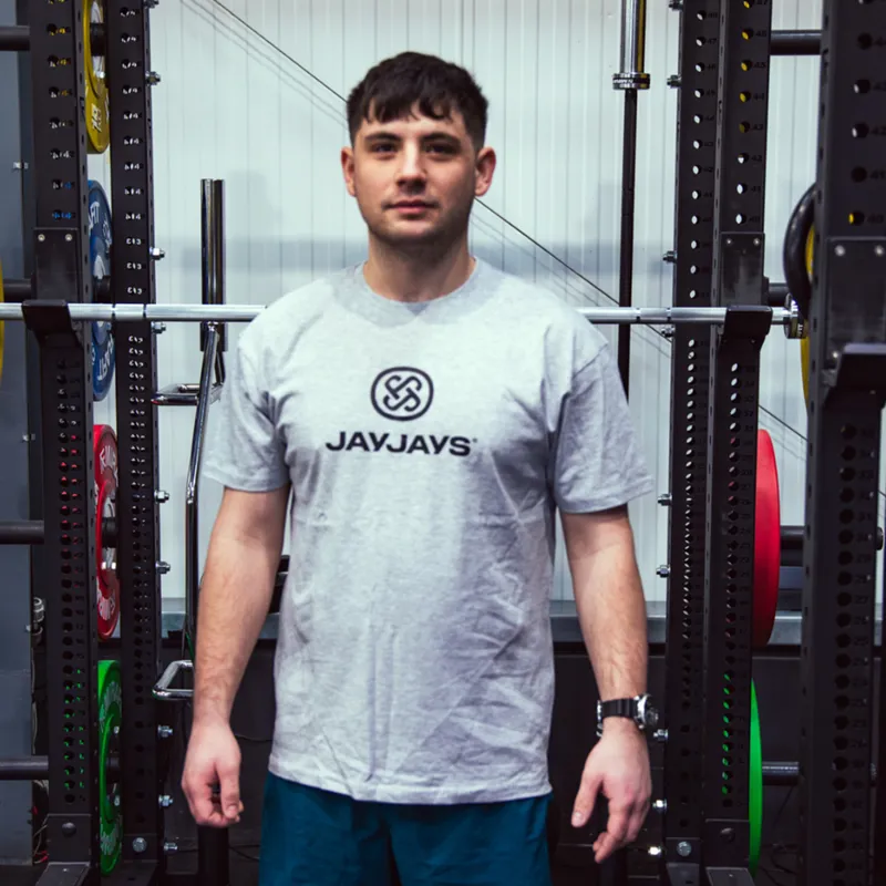 JayJays Skull and Wings T-Shirt - Unisex - Grey-2