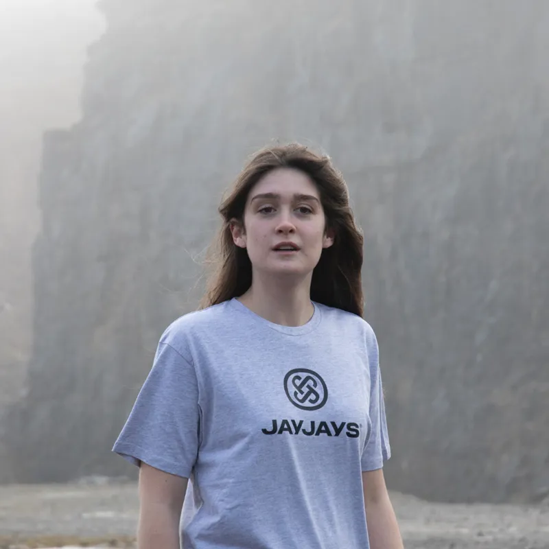 JayJays Skull and Wings T-Shirt - Unisex - Grey-3