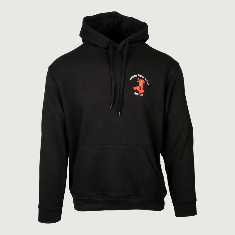 JayJays Embroidered IBS Brecon Hoodie - Black