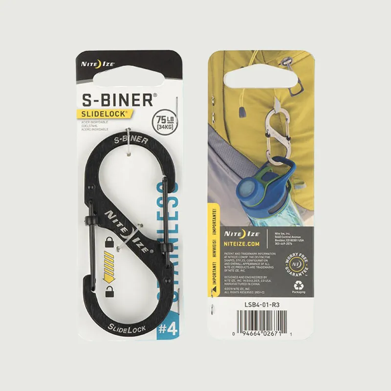 S-Biner Slidelock Size 4 - Black