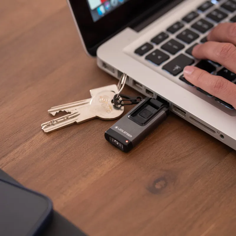 Ledlenser K4R 4GB Rechargeable Torch 120lm - Black and Grey-1