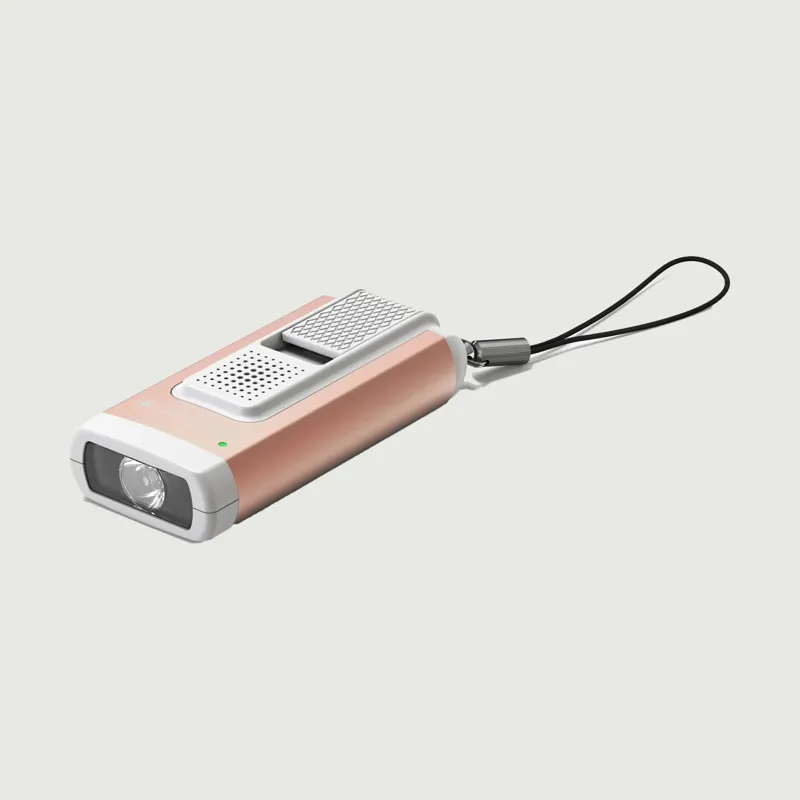 Ledlenser K6R Safety Rechargeable Keyring Torch - Gold and White