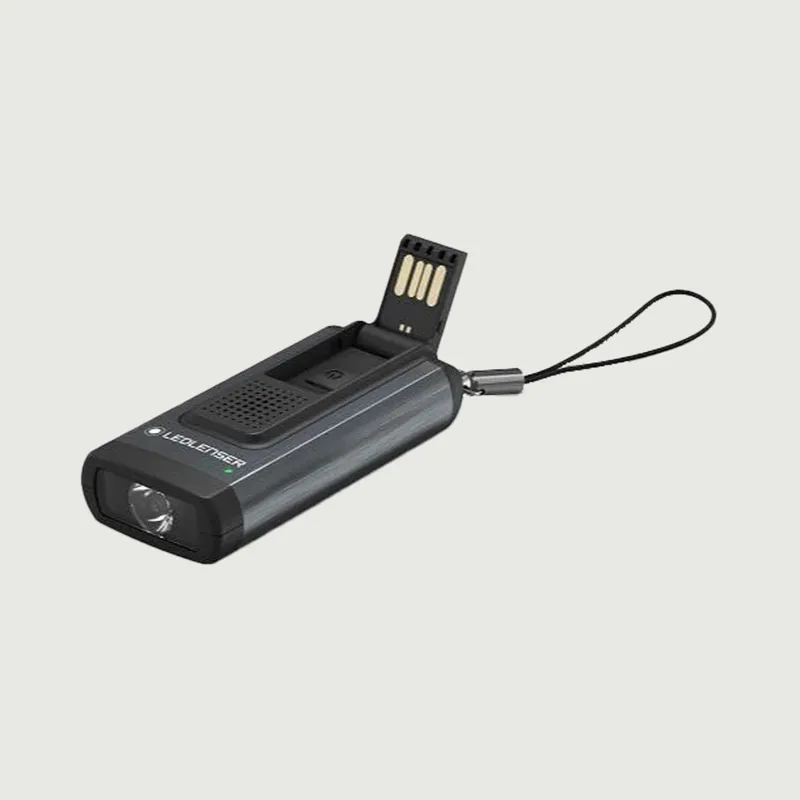 Ledlenser K6R Safety Rechargeable Keyring Torch - Gold and White-5