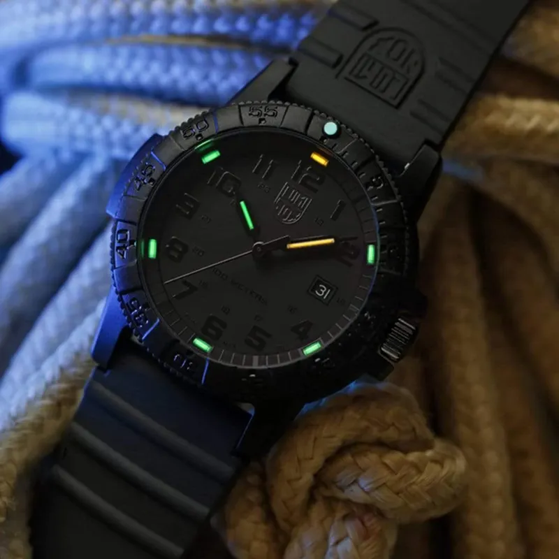 44mm Luminox Leatherback Sea Turtle Giant Watch - Black-2