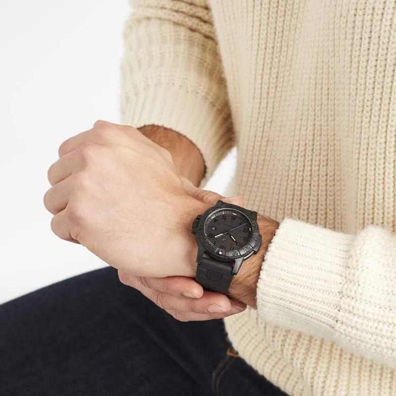 44mm Luminox Leatherback Sea Turtle Giant Watch - Black-3