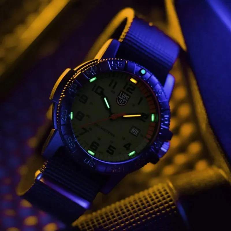 44mm Luminox Leatherback Sea Turtle Giant Watch - Green Dial-2