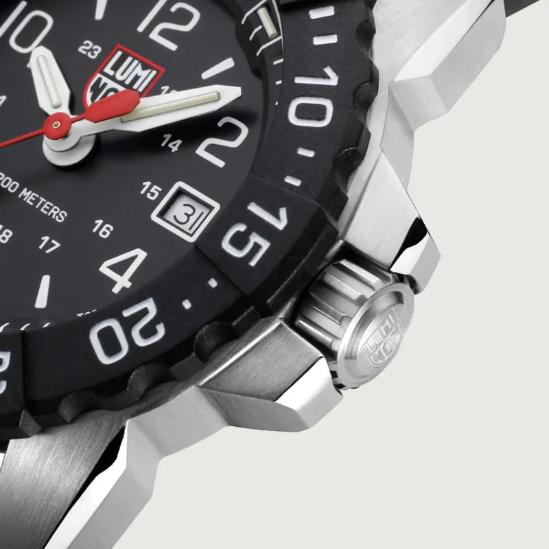 45mm Luminox Navy SEAL Steel Watch - Black / White Dial-5