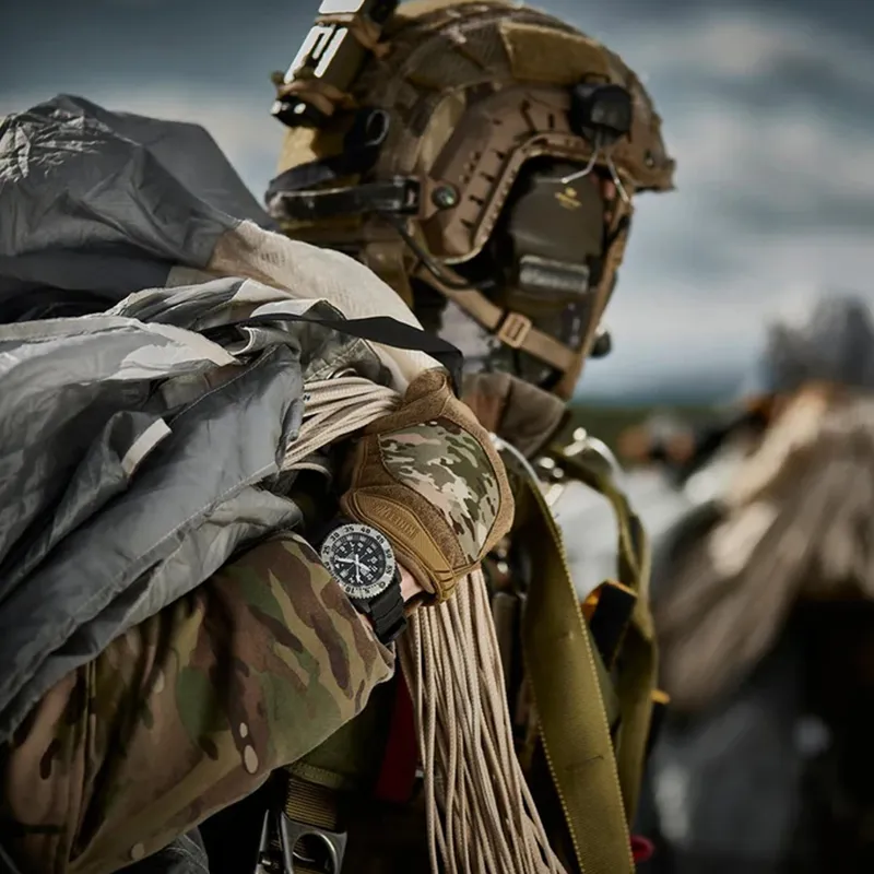 46mm Luminox Mil Spec 3350 Series Watch - Black / White Dial-6