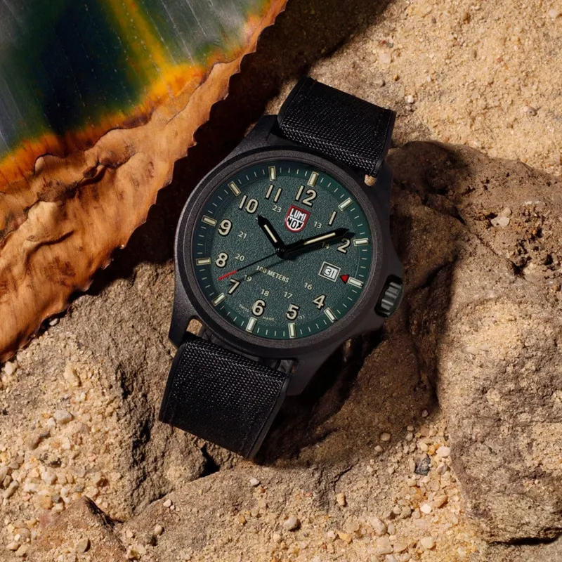 43mm Luminox Atacama Field 1960 Series Watch - Green Dial-3