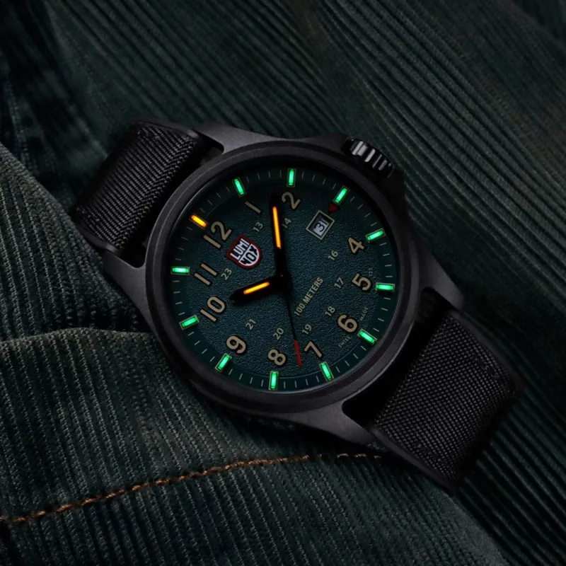 43mm Luminox Atacama Field 1960 Series Watch - Green Dial-5