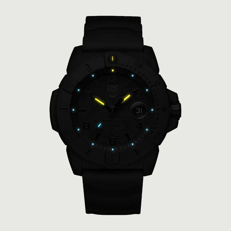 45mm Luminox Navy Seal Foundation Dive Watch - Blackout