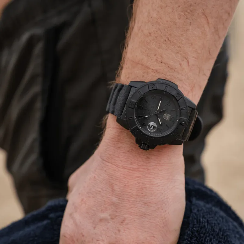45mm Luminox Navy Seal Foundation Dive Watch - Blackout-9