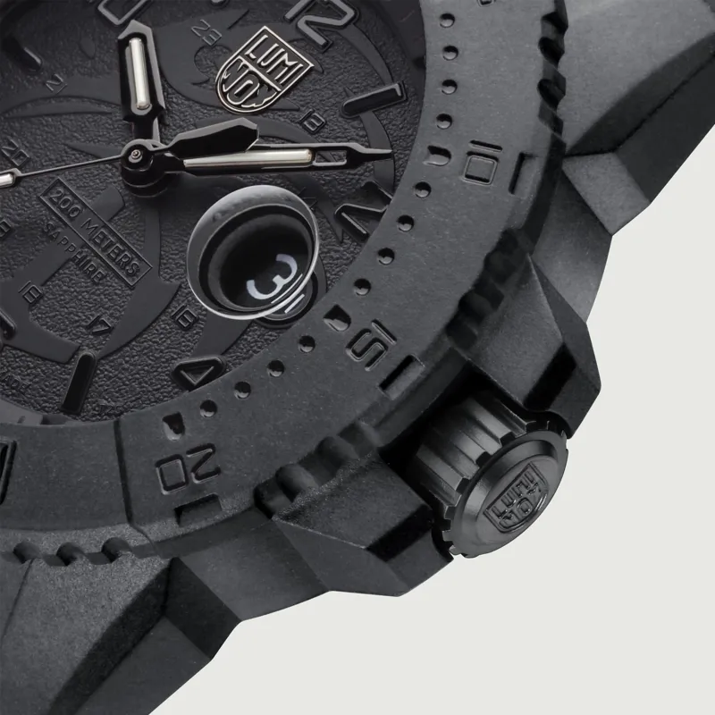 45mm Luminox Navy Seal Foundation Dive Watch - Blackout-4