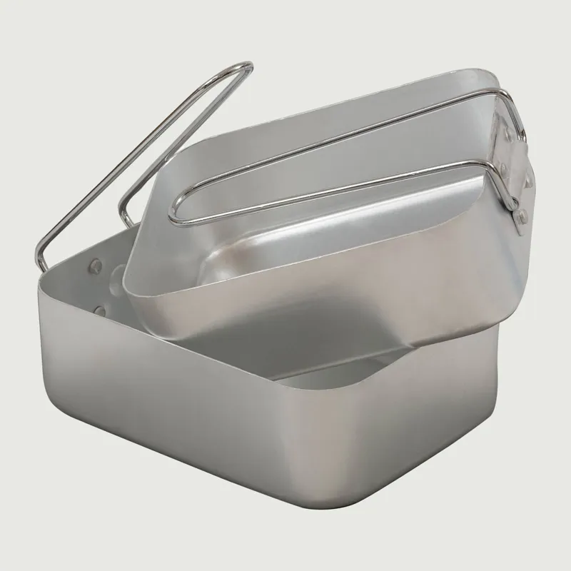 2 Piece Mess Tin Set - Aluminium 