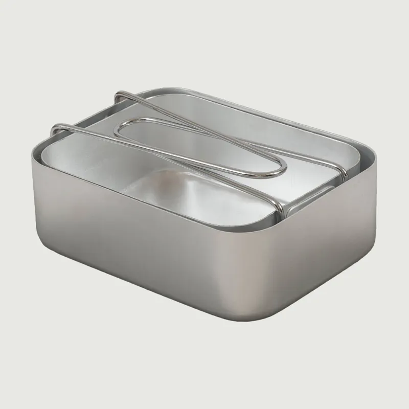 2 Piece Mess Tin Set - Aluminium -1