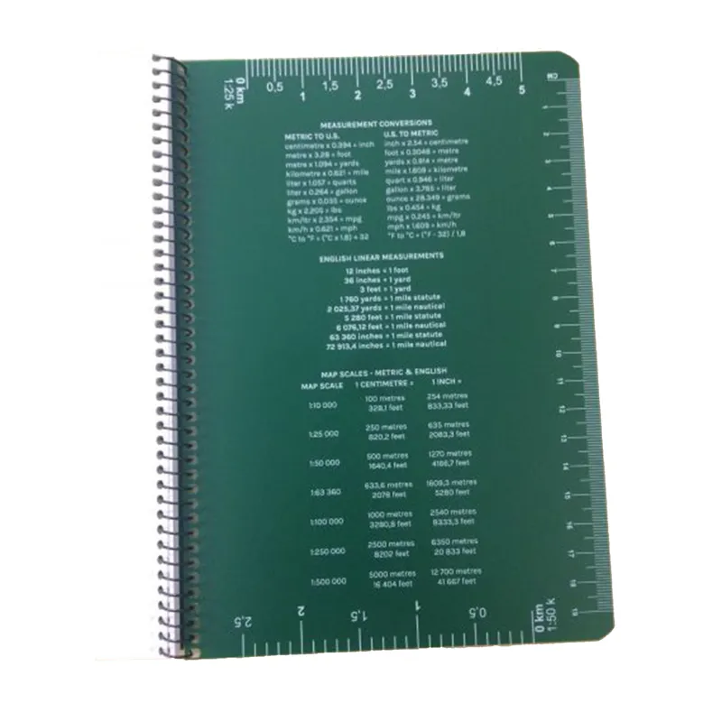 Modestone A5 Waterproof Notepad - Military Model - Green-1