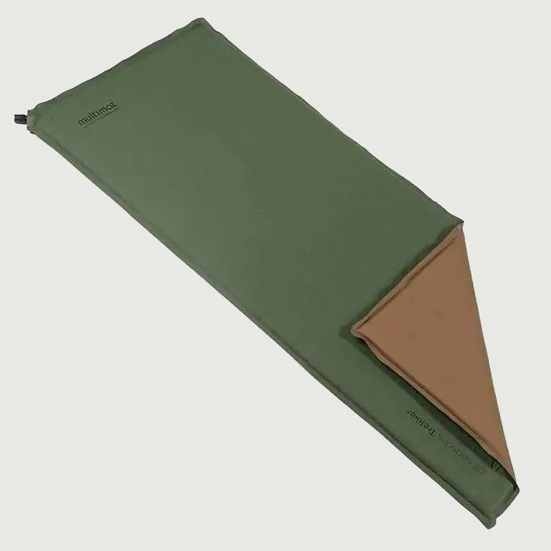 Multimat Trekker 25S Self-inflating Mattress - Green - Coyote