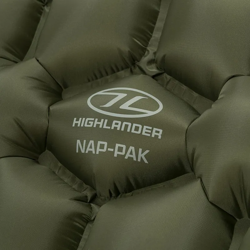NAP-PAK Inflatable Sleeping Mat - Olive Green-4