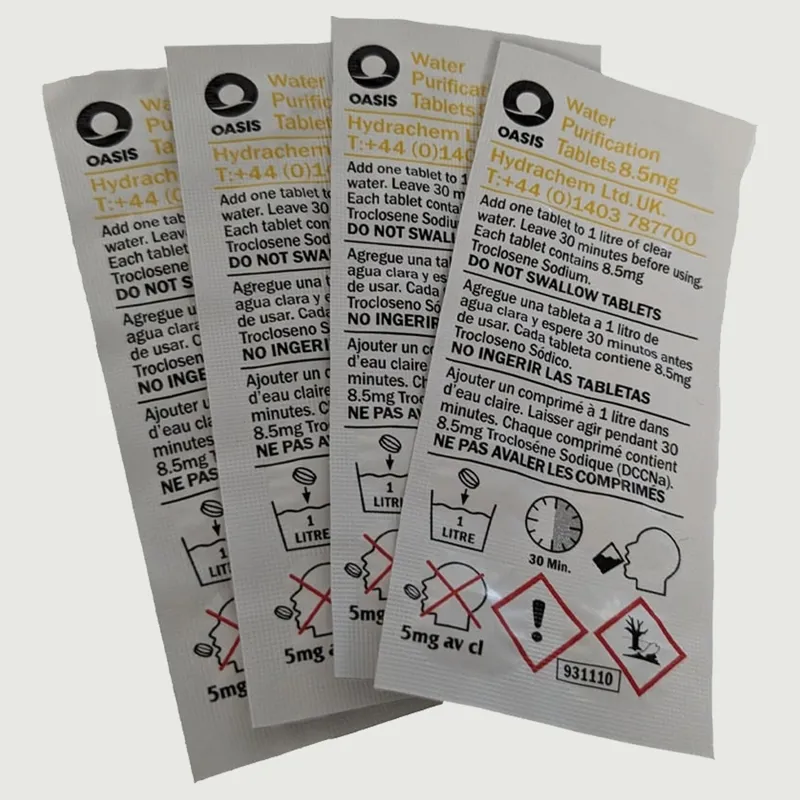 Oasis Water Purification Tablets - 50 Pack-1