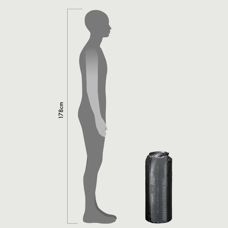 35L Ortlieb Dry Bag PD350 - Black on Black-2